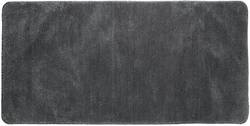 Pelle di pelle di guarnizione badmat angora 70x140 cm grigio