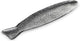 Serax - paola navone - fish fish - serving bowl - gray - l 45cm
