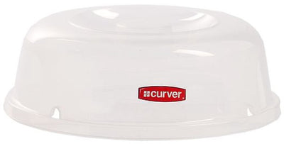 Coperchio per microonde Curver - rotondo - diametro 27 cm - trasparente - coprimicroonde in plastica