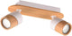 Trio aruni - spot - color madera con blanco - excl. 2x gu10 4.5w