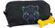 Pietre e ossa Rowan 2.0 - astuccio - astuccio per bambini - 3 scomparti - pantera nera - nero