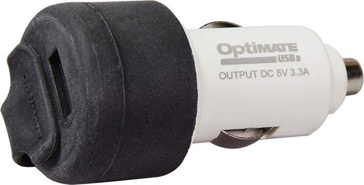 Optimate usb oplader sigarettenaansteker