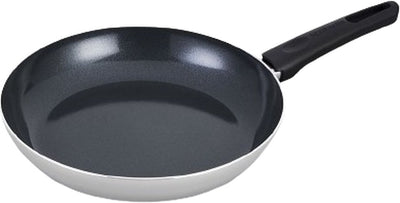 Padella Brabantia indu+ - ø 28 cm - 100% senza pfas - rivestimento antiaderente in ceramica - padella a induzione - lavabile in lavastoviglie - grigio