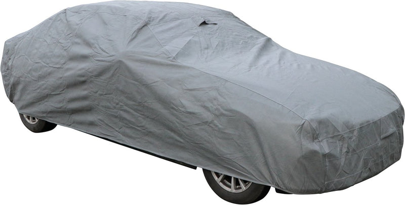 Carpoint funda para coche protección máxima xxl – 533x178x131 cm – 3 capas – repelente al agua resistente a los rayos UV – transpirable – incluye bolsa de almacenamiento