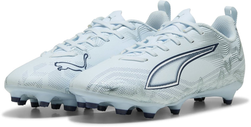 Zapatillas deportivas unisex puma ultra 6 play fg ag jr - icy blue- blanco-azul joya