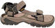 Sandalias de hombre Teva m terra fi 5 universal de piel - gris oscuro