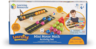 Set di attività matematiche mini motorie con risorse didattiche - 4+