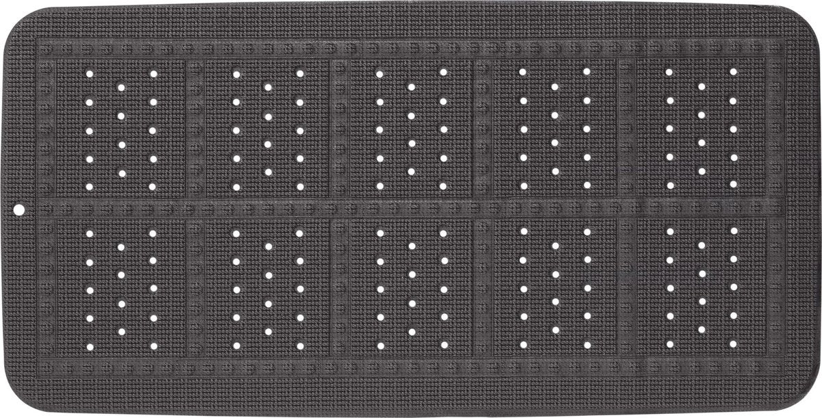 Sealskin unilux - antislipmat 35x70 cm - pvc - antraciet