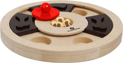 Tren cerebral de madera flamenco hera - 25cm