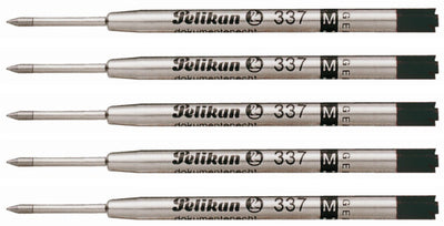 Pelikan recambio para bolígrafo 337 mediano negro 5 piezas