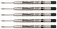 Refill per penna a sfera Pelikan 337 medio nero 5 pezzi