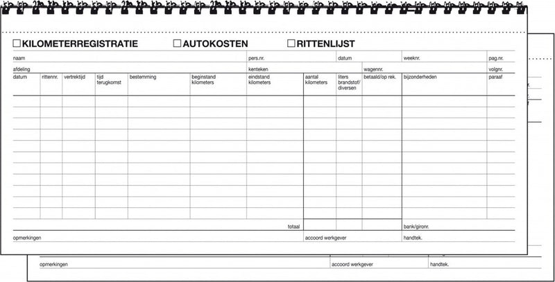Libretto spese auto Sigel chilometraggio - express - autocopiante - 40 fogli - si-30205