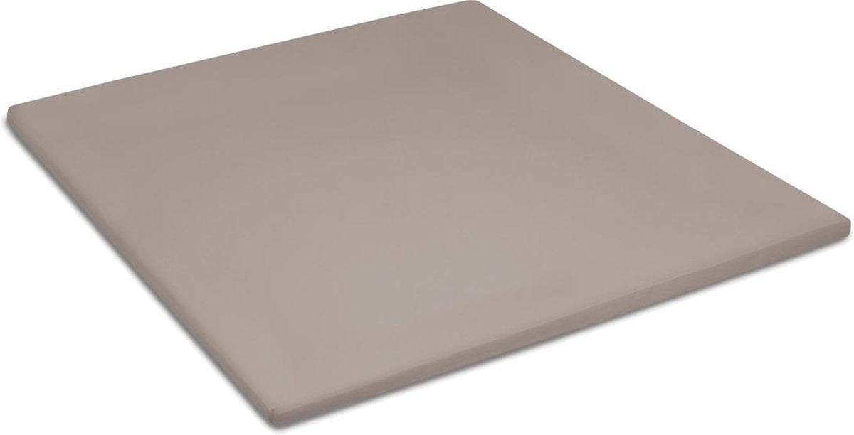 Fin de semana de Cenicienta - sábana bajera ajustable (hasta 15 cm) - algodón - 160x210 cm - gris topo