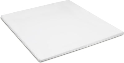 Cenicienta - sábana bajera ajustable - hasta 15 cm de altura del colchón - jersey doble - 80-90x200 210 cm - blanco