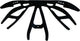 Imbottitura Abus Storm Chaser nera