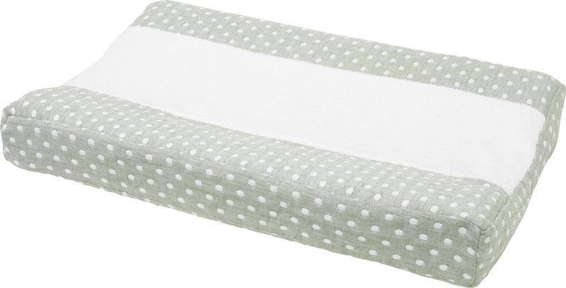 Coprimaterasso per fasciatoio Meyco Baby Little Dots - verde foresta - 50x70 cm