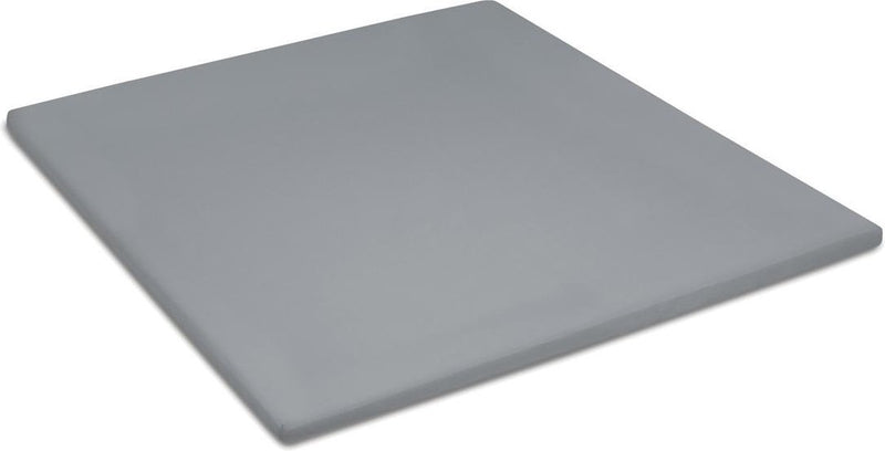 Damai organic - sábana bajera ajustable (hasta 15 cm) - satén orgánico - 100x220 cm - gris