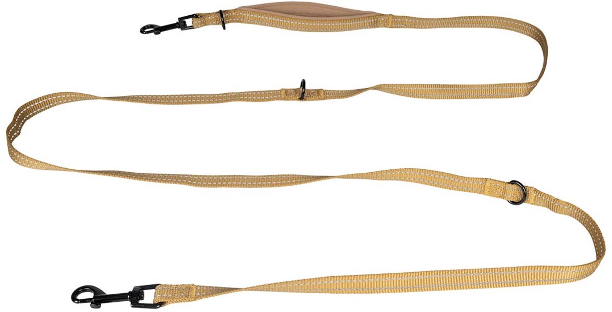 Esplora duvoplus linea di addestramento definitiva per cani 220 cm-16 mm oro miele