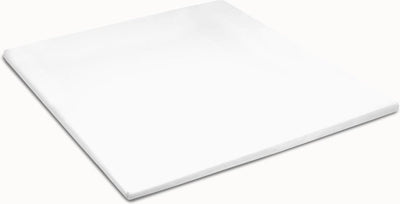 Cenicienta - sábana bajera ajustable - hasta 12 cm de altura del colchón - jersey - 160x200 210 cm - blanco