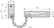 Abus - catena porta sk69 n c - 32251-5