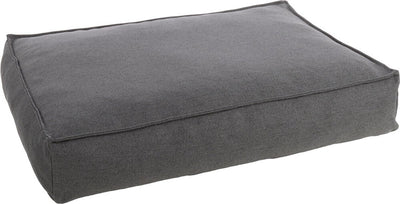 Flamingo orthopedische hondenkussen – premium line – pure luxe hondenkussen 100 x 70 x 18 cm – extra memory foam voor maximaal comfort – baldar hondenkussen donkergrijs
