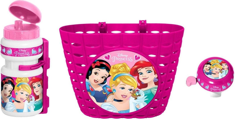 Set de accesorios Disney princesa rosa blanco 3 piezas