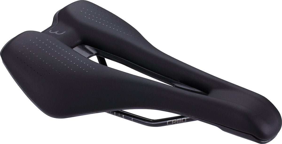 Sillín de bicicleta Bbb Cycling Echelon Comfort 165 mm - sillín de bicicleta deportivo - comodidad extra - corte ergonómico - negro - bsd-156