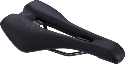 Bbb cycling echelon comfort bicycle saddle 165mm - sporty bicycle saddle - extra comfort - ergonomic cutout - black - bsd-156