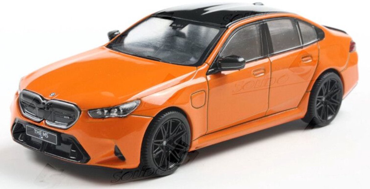 Solido BMW M5 berlina (G90) 2024 arancione modello auto 1 43