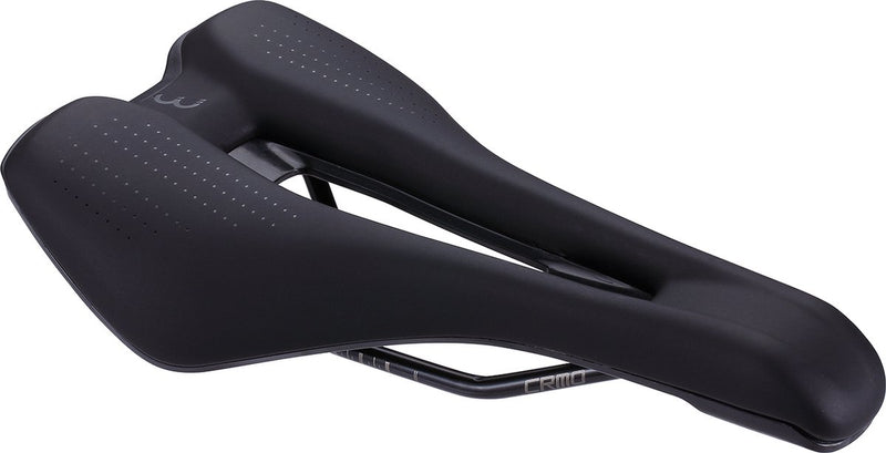 Sillín de bicicleta Bbb Cycling Echelon Comfort 165 mm - sillín de bicicleta deportivo - comodidad extra - corte ergonómico - negro - bsd-156