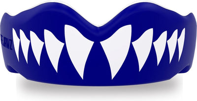 Paradenti Safejawz serie extro shark blu bianco senior