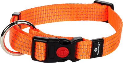 Collar para perros Flamingo áspid - 40-55cm20mm - naranja