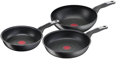 Tefal unlimited - pannenset - 3-delig - inductie - anti-aanbaklaag - geschikt voor alle warmtebronnen