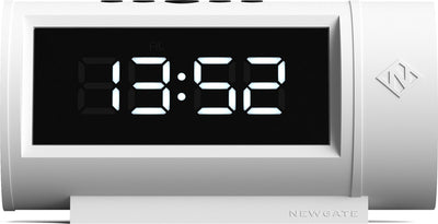Pastilla Newgate - Reloj despertador LED - blanco
