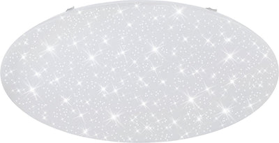 Briloner verb - lámpara de techo LED - incl. mando a distancia - control de temperatura de color CCT - regulable mediante mando a distancia - función de luz nocturna - IP20 - 25.000 horas de funcionamiento - ø76 x 12,5 cm