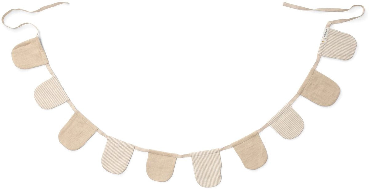 Piccola ghirlanda olandese con bandiere - beige - essenziale