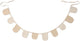 Piccola ghirlanda olandese con bandiere - beige - essenziale