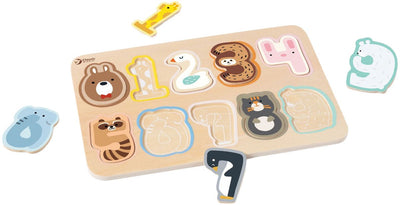 Classic World World Wooden Figurs Puzzle, 10st.