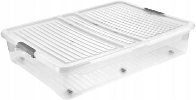 Keeper Leo contenitore con coperchio per sotto il letto 53 l 77x58 cm