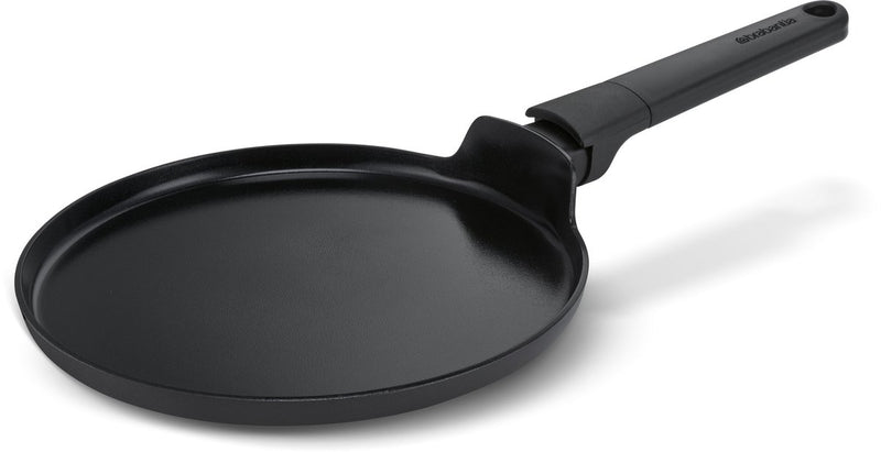 Molde para crepes Brabantia vanta - ø 24 cm - molde para crêpes - revestimiento cerámico antiadherente reforzado con titanio - apto para inducción - 100% libre de PFAs - negro