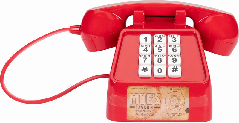 Jakks the Simpsons - el teléfono de broma de Moe - habla frases en inglés