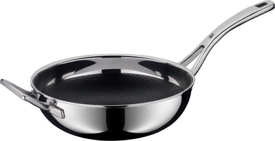 WMF profi resist - sartén wok - ø 28 cm - acero inoxidable - apta para inducción - revestimiento antiadherente