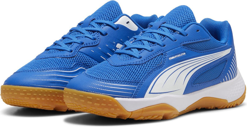 Scarpe sportive unisex Puma solarflash iii jr - team royal - bianche