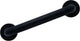 Muro del cavaliere Ridder Best 30 cm in alluminio nero