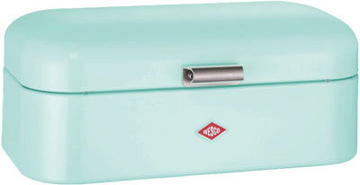 Portapane Wesco Grandy | 10 litri - taglia l | metallo - menta | ripostiglio della cucina
