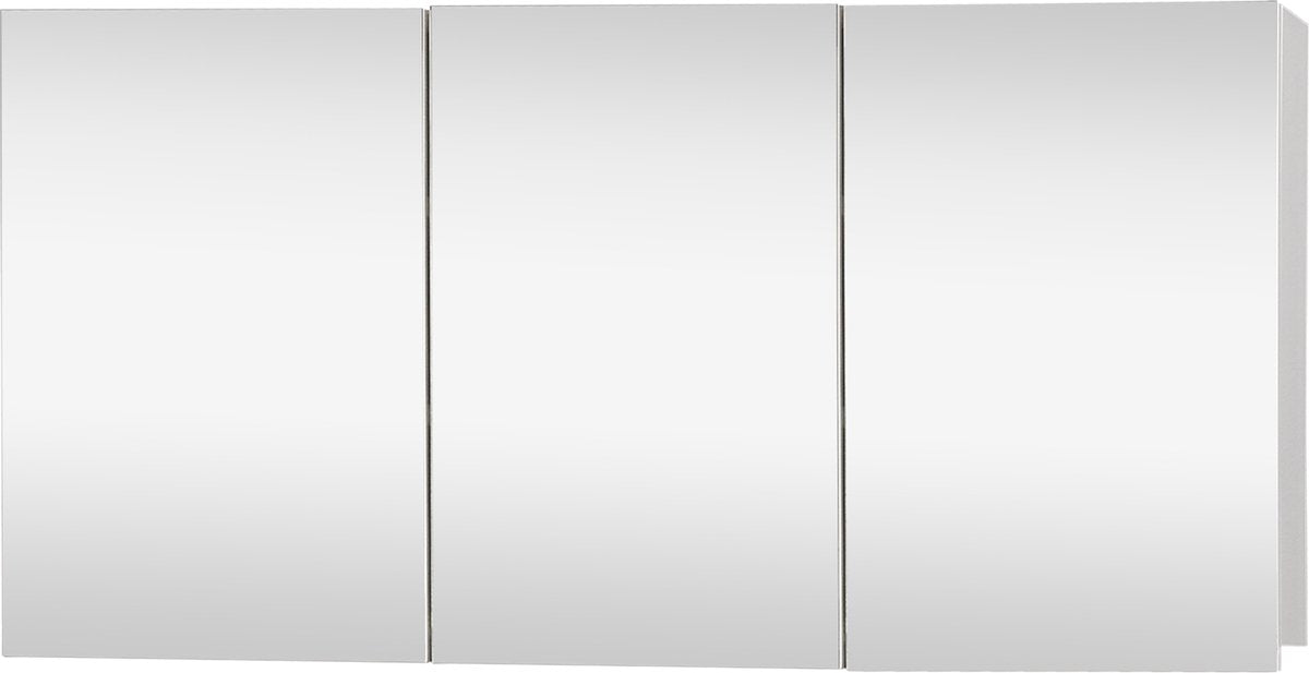 Differnz Brida specchio contenitore 50x100x15cm 3 ante bianco