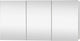 Differnz Brida specchio contenitore 50x100x15cm 3 ante bianco