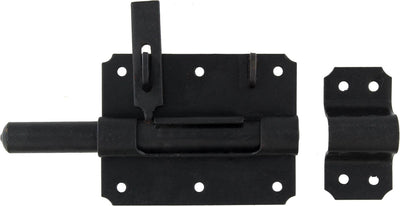 Starx - padlock latch - sliding latch with padlock eyes - pin 16mm - black