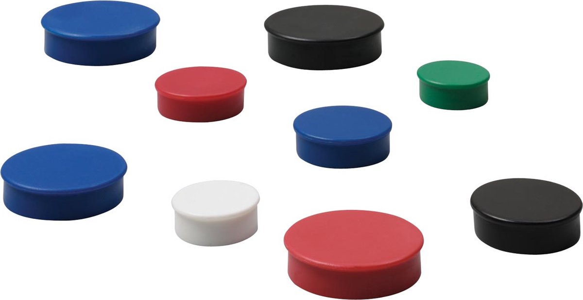 Magneti per lavagna Nobo - 38 mm - 4 pezzi - neri