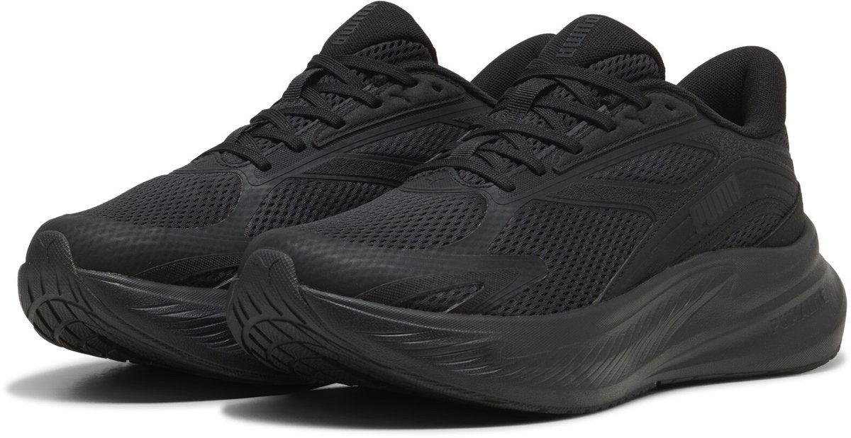 Scarpe sportive unisex Puma maxstride lite ls - nere-bianche